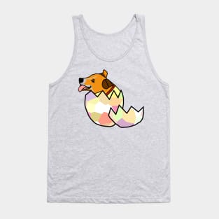 Puppy Hatches from Easter Egg Tank Top